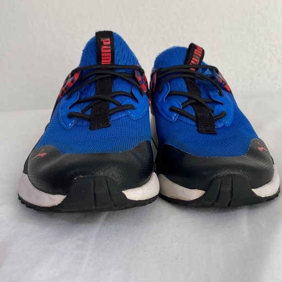 PUMA Pacer Future Splatter Kids Boy’s Blue Runner Sneakers Shoes Size 12C/17.5cm - Picture 7 of 15